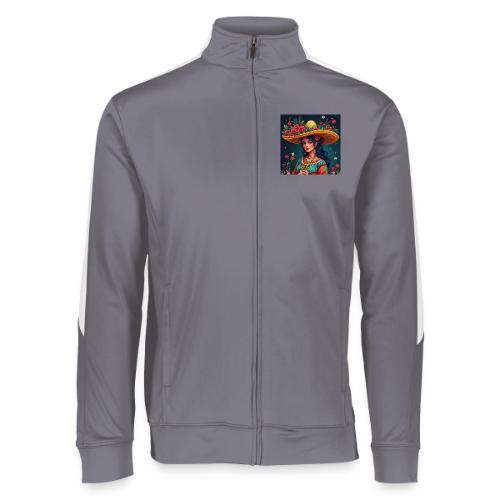 Mexican Design, Regional Mexican Charro Woman - Augusta Sportswear Unisex 2.0 Medalist Jacket