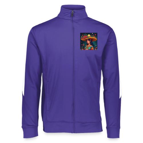 Mexican Design, Regional Mexican Charro Woman - Augusta Sportswear Unisex 2.0 Medalist Jacket
