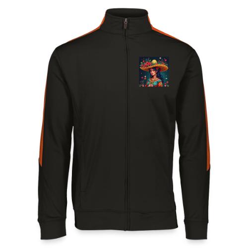 Mexican Design, Regional Mexican Charro Woman - Augusta Sportswear Unisex 2.0 Medalist Jacket