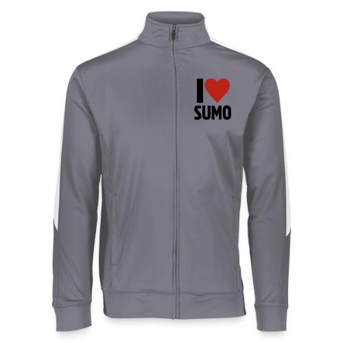 I Love Sumo – Bold Minimalist Sumo Wrestling Fan - Augusta Sportswear Unisex 2.0 Medalist Jacket