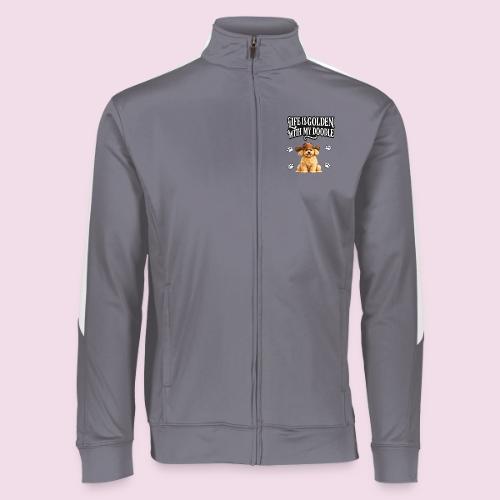 Life Is Golden With My Doodle Cowboy Goldendoodle - Augusta Sportswear Unisex 2.0 Medalist Jacket