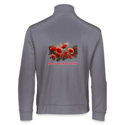 Remembrance Day with Poppies - Augusta Sportswear Unisex 2.0 Medalist Jacket