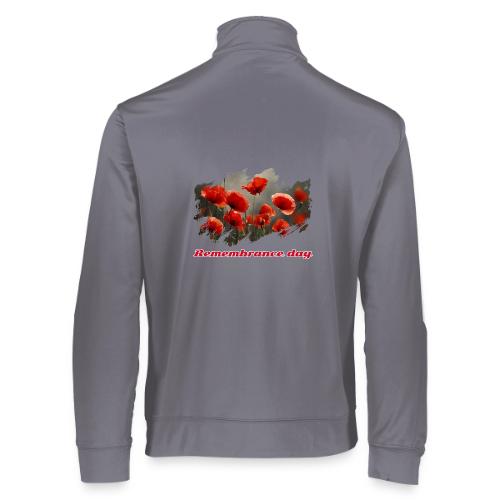 Remembrance Day with poppies - Augusta Sportswear Unisex 2.0 Medalist Jacket