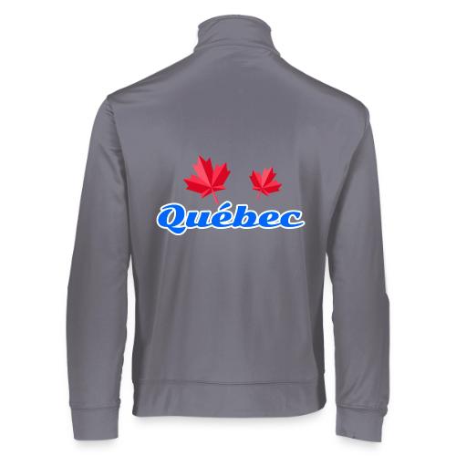 Québec with two red maple leaves - Augusta Sportswear Unisex 2.0 Medalist Jacket