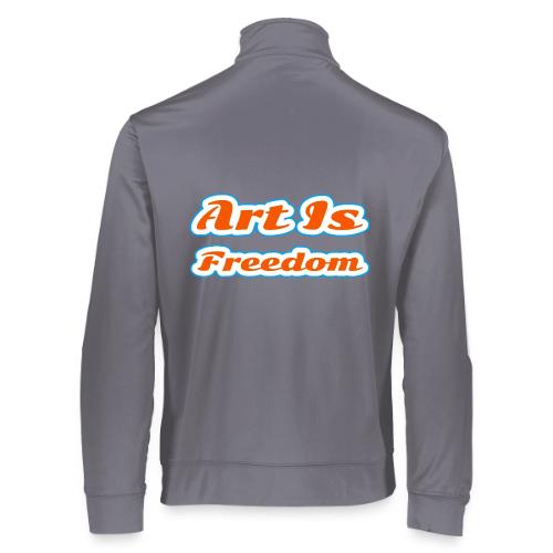 Art Is Freedom — Creative Expression Script - Augusta Sportswear Unisex 2.0 Medalist Jacket