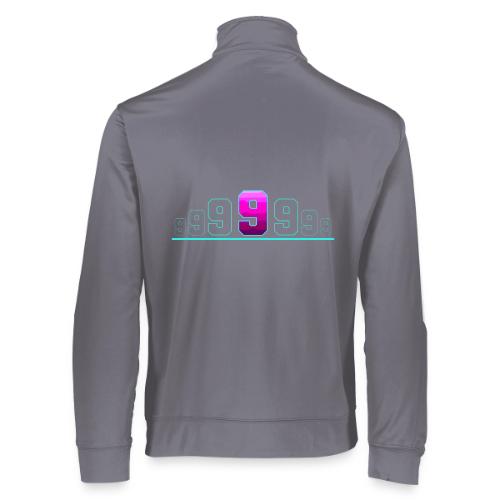 Number 9 in Magenta: Varsity Font - Augusta Sportswear Unisex 2.0 Medalist Jacket