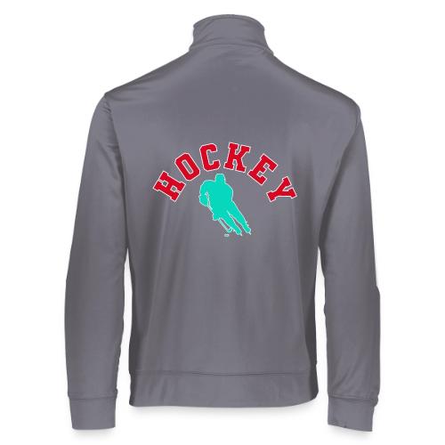 Hockey Player Silhouette - Augusta Sportswear Unisex 2.0 Medalist Jacket