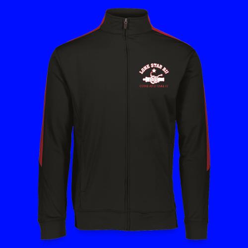 LONE STAR BRAZILIAN JIU-JITSU - Red and white - Augusta Sportswear Unisex 2.0 Medalist Jacket