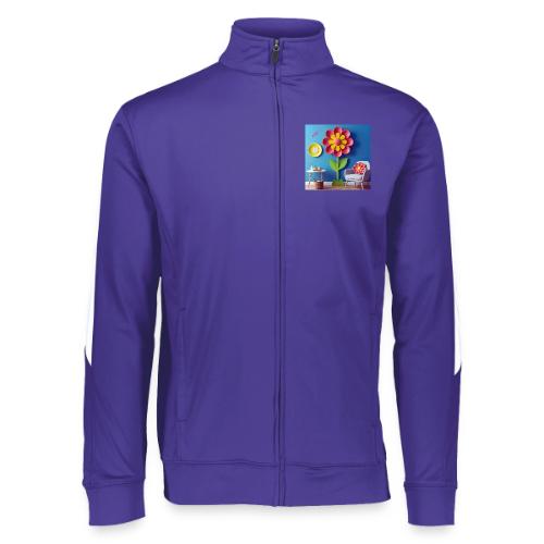 Flower design and harmony of environmental well-be - Augusta Sportswear Unisex 2.0 Medalist Jacket