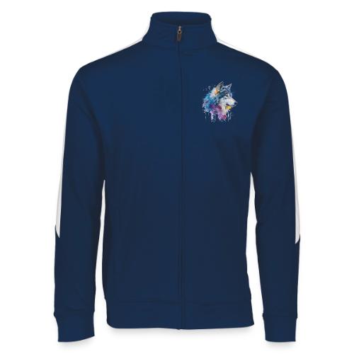 Splash-Art Wolf Head - Augusta Sportswear Unisex 2.0 Medalist Jacket