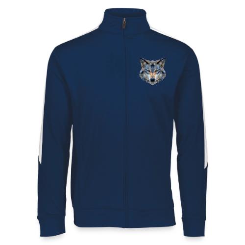 Wolf: Chromatic Wild Gaze - Augusta Sportswear Unisex 2.0 Medalist Jacket