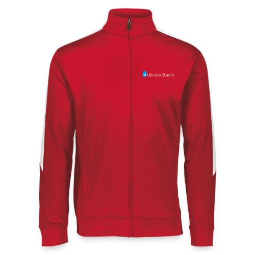 Ubuntu Studio Logo 2022 - White - Augusta Sportswear Unisex 2.0 Medalist Jacket