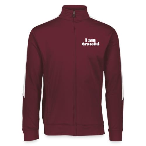 I Am Grateful Affirmation Quote Merch - Augusta Sportswear Unisex 2.0 Medalist Jacket
