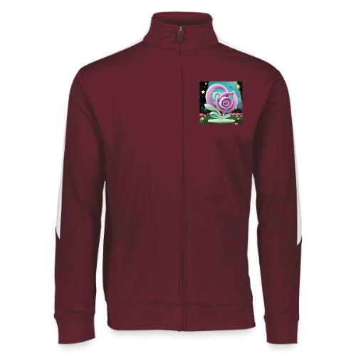 Lila Bloom | Double Floral Eco-Inspired Art - Augusta Sportswear Unisex 2.0 Medalist Jacket