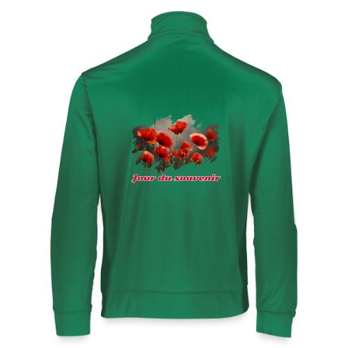 Remembrance Day with Poppies - Augusta Sportswear Unisex 2.0 Medalist Jacket
