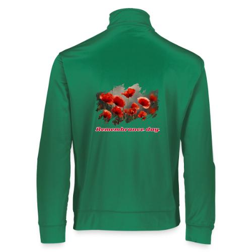 Remembrance Day with poppies - Augusta Sportswear Unisex 2.0 Medalist Jacket