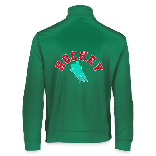 Hockey Player Silhouette - Augusta Sportswear Unisex 2.0 Medalist Jacket