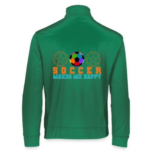 Soccer Makes Me Happy - Augusta Sportswear Unisex 2.0 Medalist Jacket