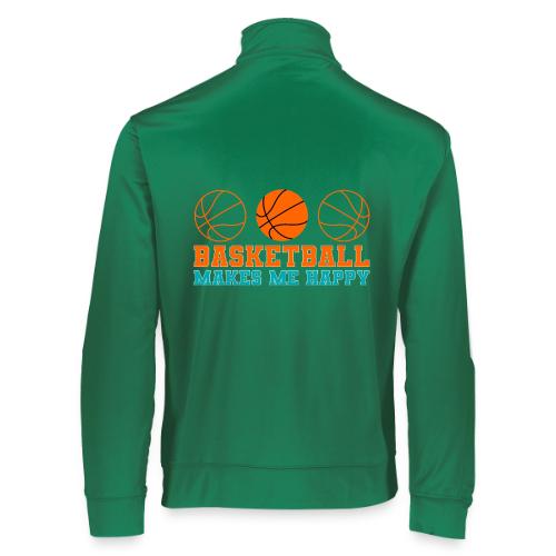Basketball makes me happy - Augusta Sportswear Unisex 2.0 Medalist Jacket