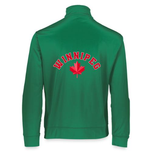 Winnipeg with maple leaf - Augusta Sportswear Unisex 2.0 Medalist Jacket