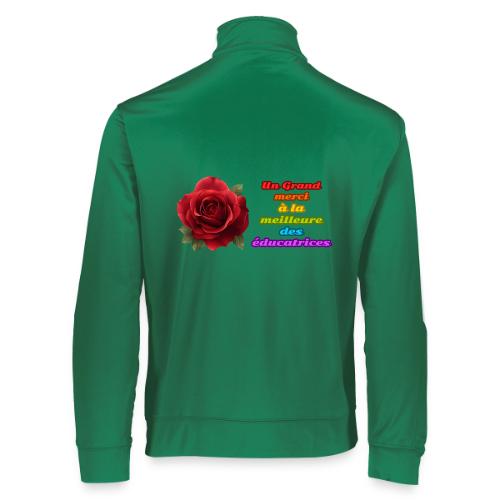 Thank You Educator: Pink and Rainbow Message - Augusta Sportswear Unisex 2.0 Medalist Jacket