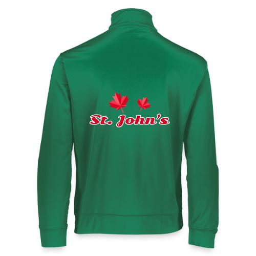 St. John's with two red maple leaves - Augusta Sportswear Unisex 2.0 Medalist Jacket