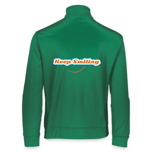 Keep Smiling Positive Vibes Graphic - Augusta Sportswear Unisex 2.0 Medalist Jacket