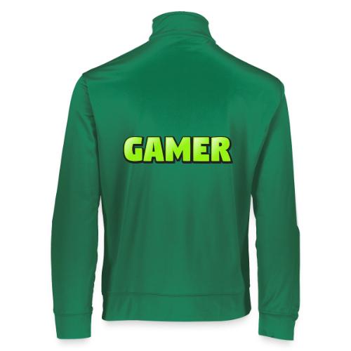 Gamer Neon Green Gaming Logo Design - Augusta Sportswear Unisex 2.0 Medalist Jacket
