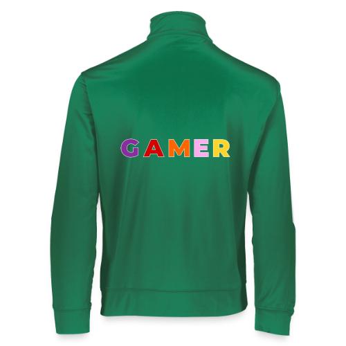 Multicolor GAMER Typography Design - Augusta Sportswear Unisex 2.0 Medalist Jacket