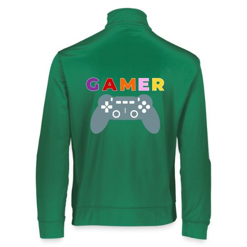 Colorful Gamer Controller Graphic - Augusta Sportswear Unisex 2.0 Medalist Jacket