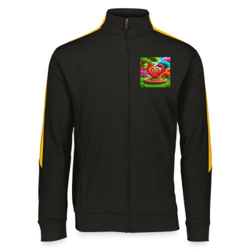 Triple heart landscape, nature, love, happiness - Augusta Sportswear Unisex 2.0 Medalist Jacket