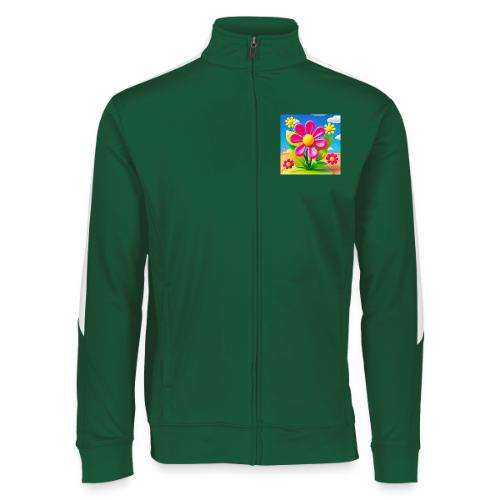 Pink Floral Peace | Sky & Nature Design - Augusta Sportswear Unisex 2.0 Medalist Jacket
