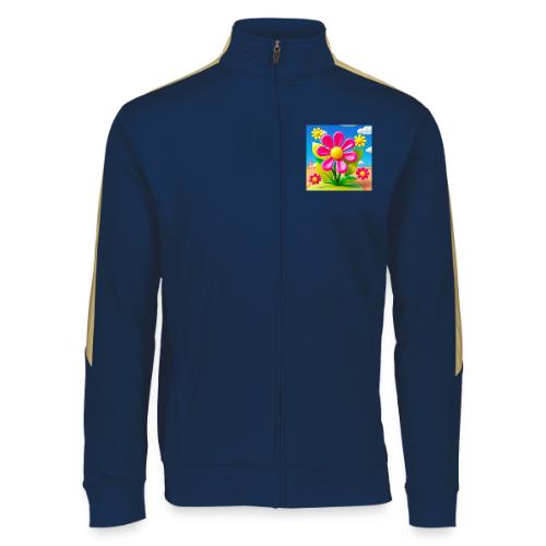 Pink Floral Peace | Sky & Nature Design - Augusta Sportswear Unisex 2.0 Medalist Jacket