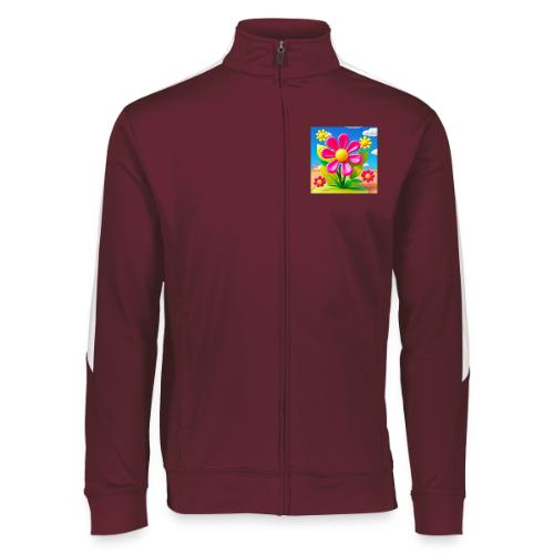 Pink Floral Peace | Sky & Nature Design - Augusta Sportswear Unisex 2.0 Medalist Jacket
