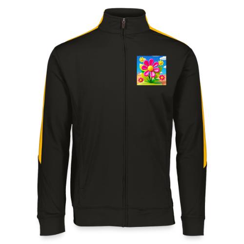 Pink Floral Peace | Sky & Nature Design - Augusta Sportswear Unisex 2.0 Medalist Jacket
