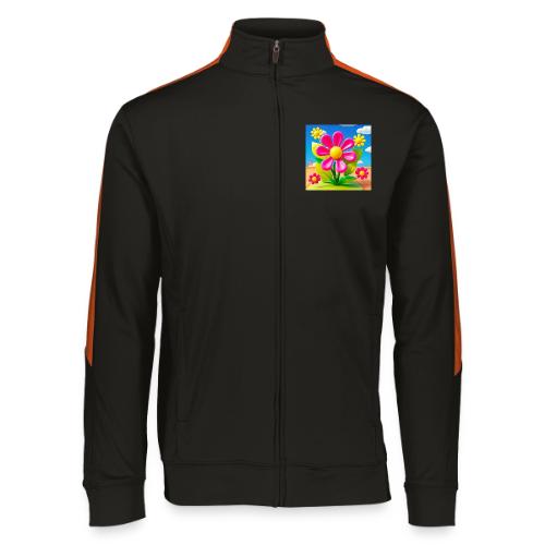 Pink Floral Peace | Sky & Nature Design - Augusta Sportswear Unisex 2.0 Medalist Jacket