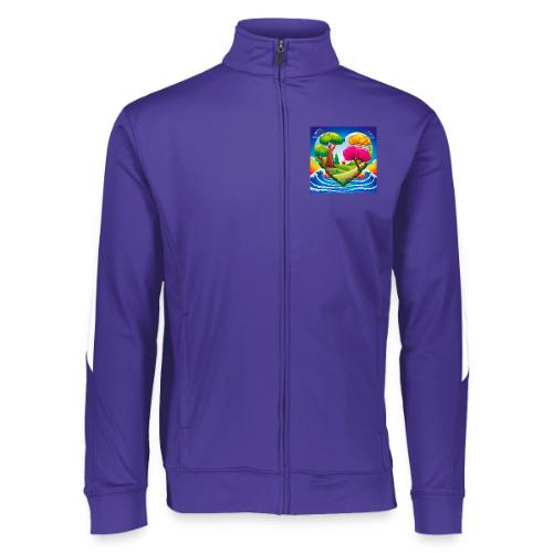 Heart, fantasy, landscapes, nature, fantasy - Augusta Sportswear Unisex 2.0 Medalist Jacket