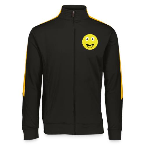 Yellow Happy Face Print - Augusta Sportswear Unisex 2.0 Medalist Jacket