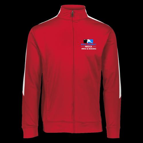 RCM MMA & BOXING Light Blue White Text - Augusta Sportswear Unisex 2.0 Medalist Jacket