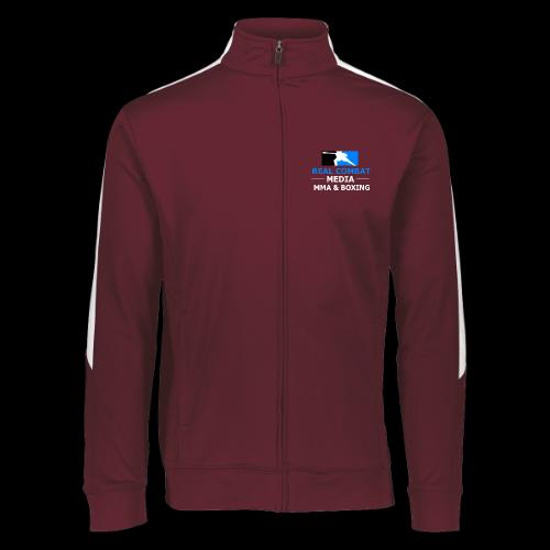 RCM MMA & BOXING Light Blue White Text - Augusta Sportswear Unisex 2.0 Medalist Jacket