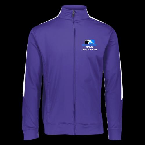 RCM MMA & BOXING Light Blue White Text - Augusta Sportswear Unisex 2.0 Medalist Jacket