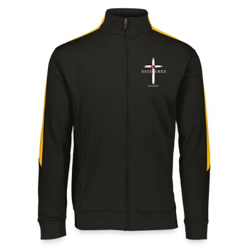 Redeemed by the blood of Jesus - Ephesians 1:7 - Augusta Sportswear Unisex 2.0 Medalist Jacket