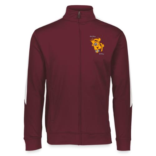 We Slay All Day Shiny Shirt Metallic Silver & Gold - Augusta Sportswear Unisex 2.0 Medalist Jacket