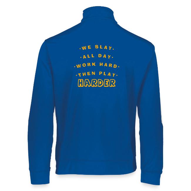 We Slay All Day Shiny Shirt Metallic Silver & Gold
