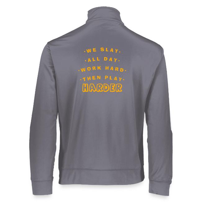 We Slay All Day Shiny Shirt Metallic Silver & Gold