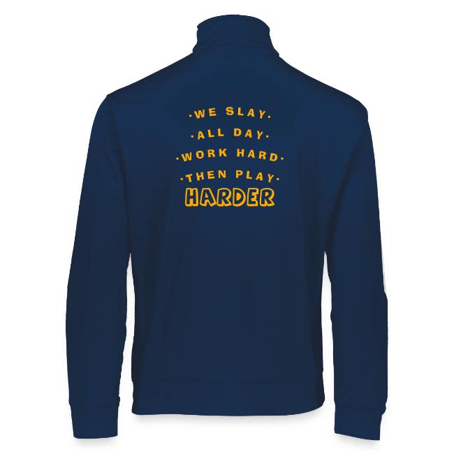 We Slay All Day Shiny Shirt Metallic Silver & Gold