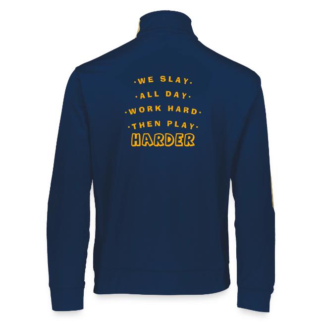 We Slay All Day Shiny Shirt Metallic Silver & Gold