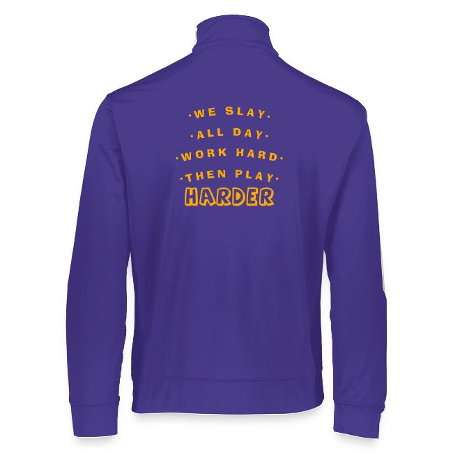 We Slay All Day Shiny Shirt Metallic Silver & Gold