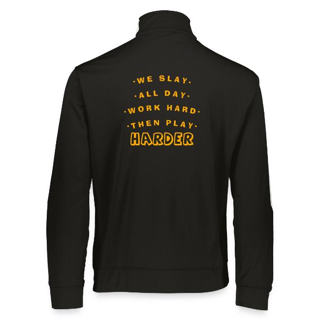 We Slay All Day Shiny Shirt Metallic Silver & Gold