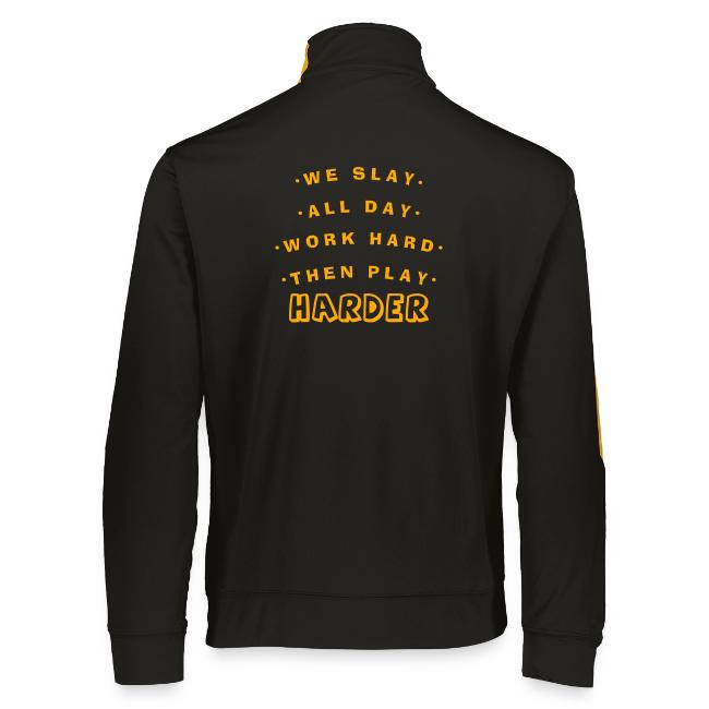 We Slay All Day Shiny Shirt Metallic Silver & Gold